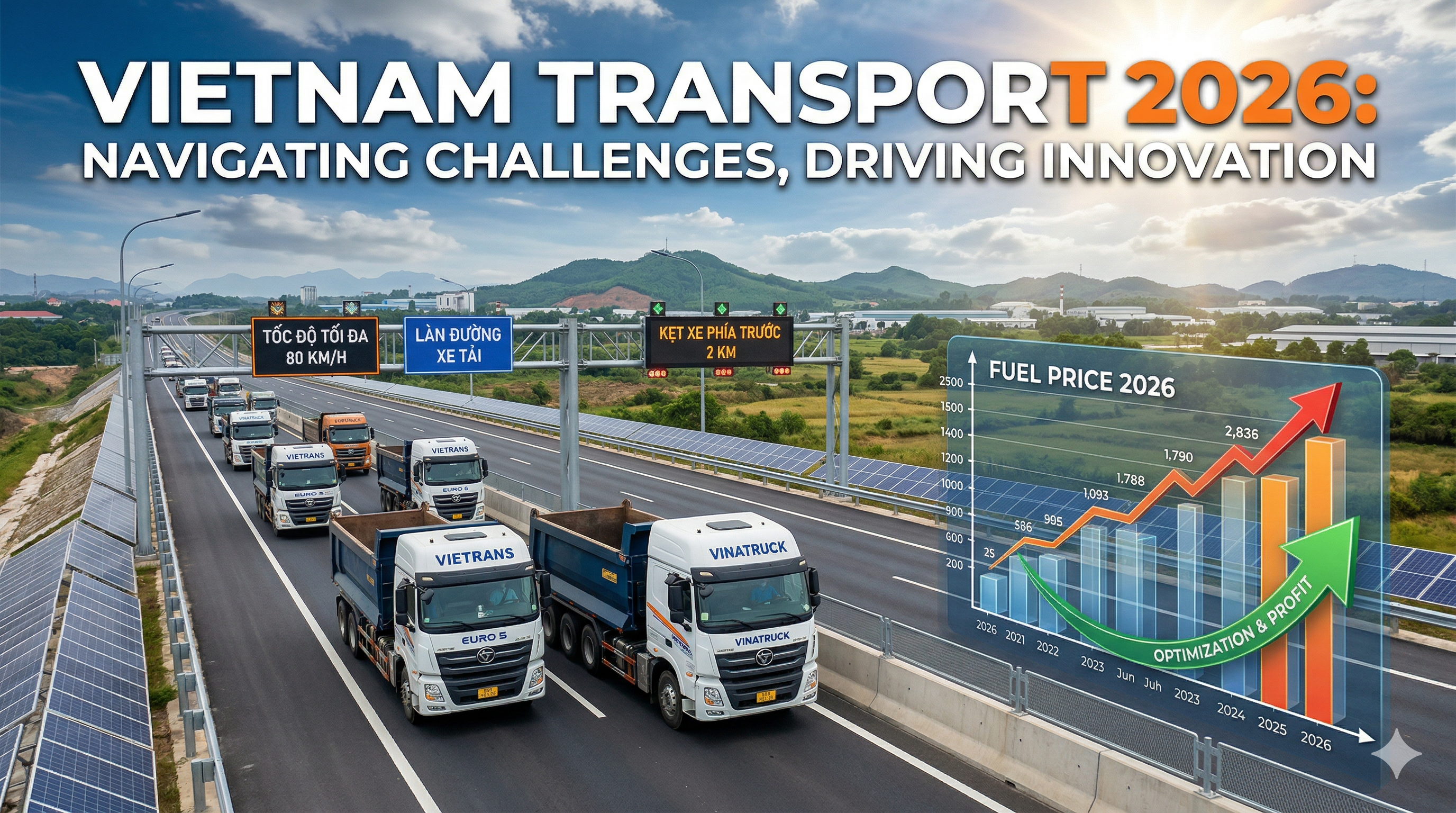 Cước Vận Tải 2026 Biến Động Mạnh: Doanh Nghiệp Cần Kịch Bản Ứng Phó Nào Trước Áp Lực Giá Nhiên Liệu?